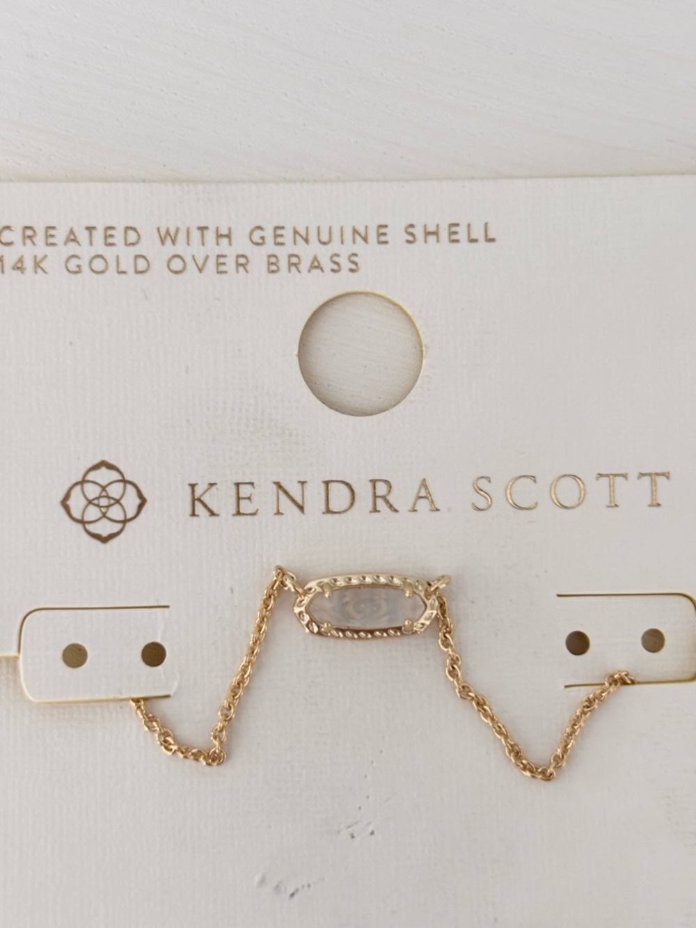 KENDRA SCOTT Emma Pendant Necklace Mother of Pearl NWT - Picture 2 of 8